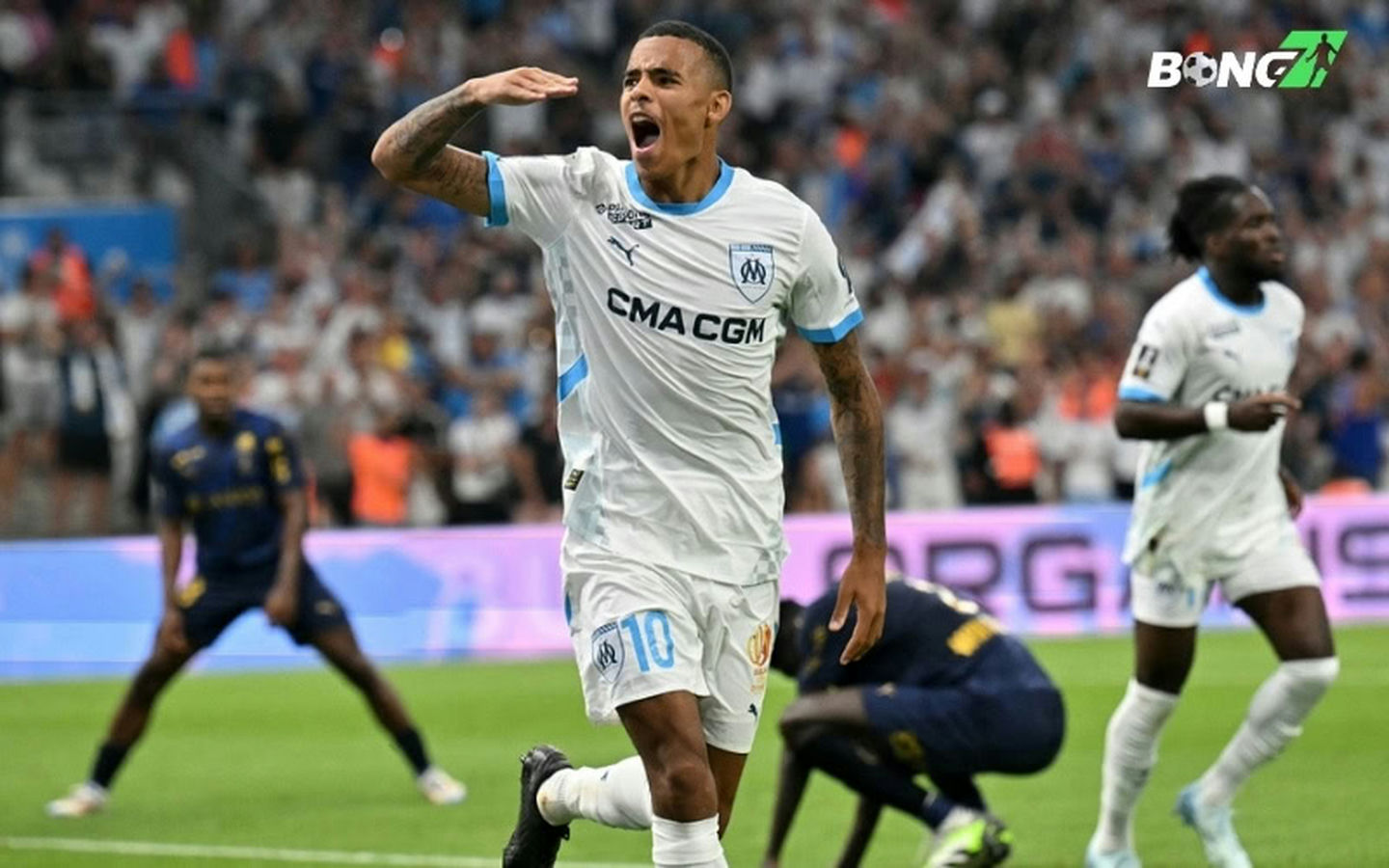 Mason Greenwood tỏa sáng tại Marseille