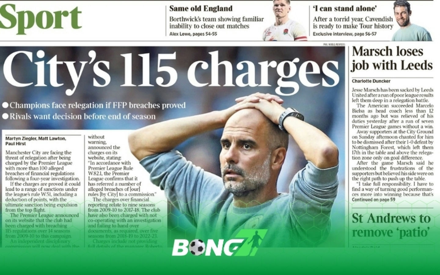 115 cáo buộc Man City gây chấn động Ngoại hạng Anh