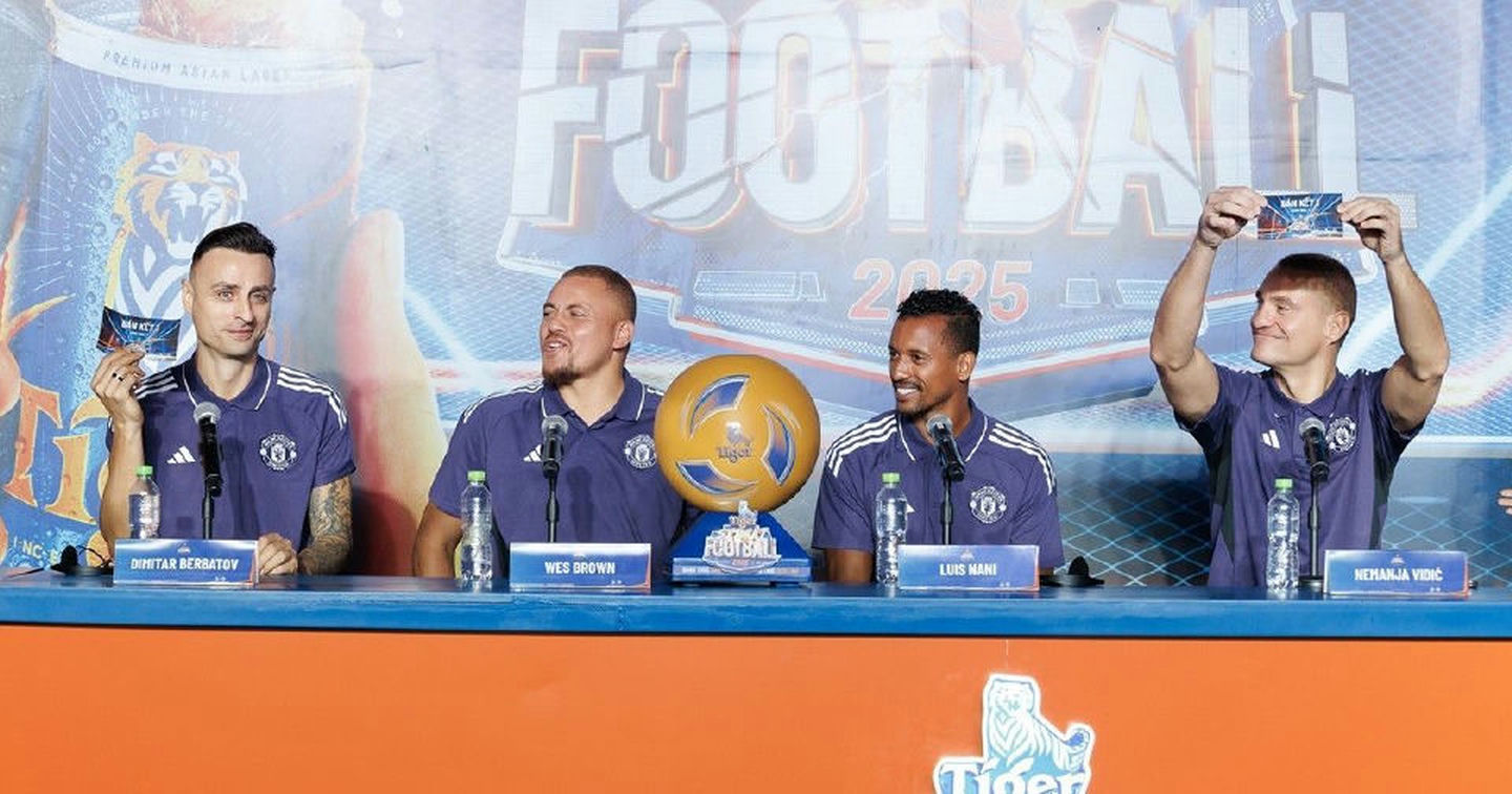4 huyền thoại Manchester United xuất hiện tại sự kiện Tiger Beer Street Football 2025