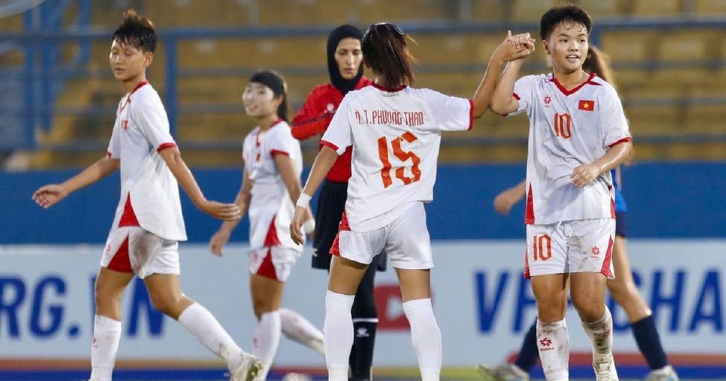 Vòng loại Giải Bóng đá vô địch U17 nữ châu Á 2026: U17 nữ Việt Nam khởi đầu ấn tượng