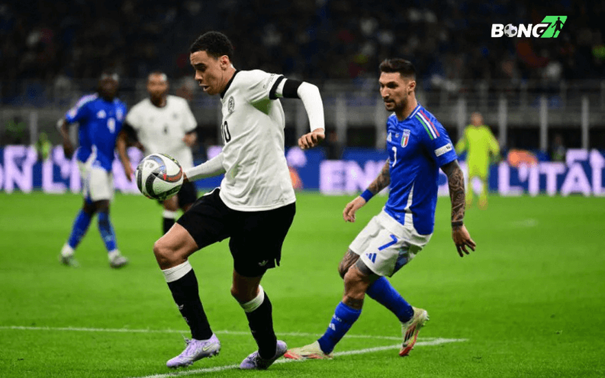 Trận tứ kết lượt đi UEFA Nations League 2024/25 giữa Italia và Đức đã kết thúc với chiến thắng 2-1