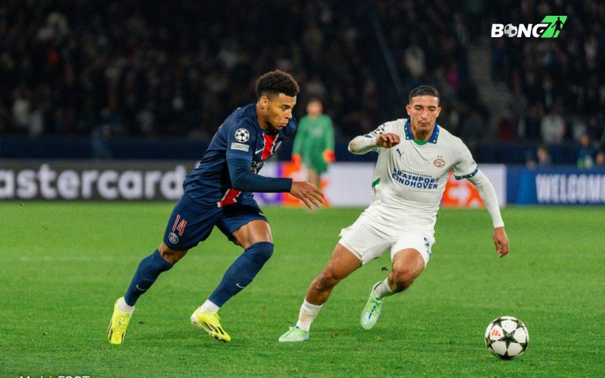 Bước sang hiệp hai, PSG tăng tốc kết hợp lối chơi chủ động và đầy quyết đoán