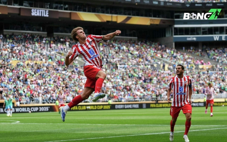 Atletico Madrid thành công có được 3 điểm đầu tiên tại bảng đấu