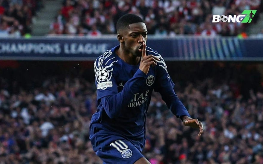 Ousmane Dembele là cái tên tiêu biểu tại Champions League 2024/25