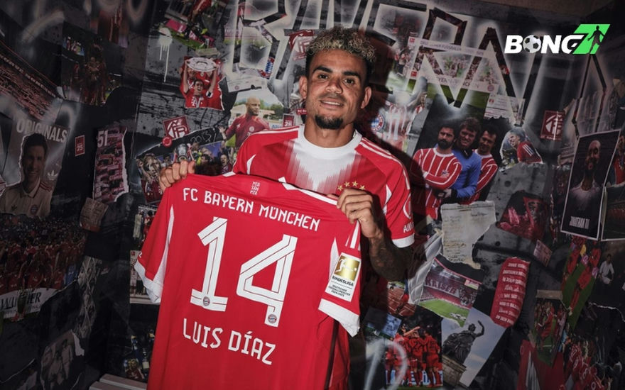 Bayern Munich thành công chiêu mộ Luis Diaz với mức giá 65,5 triệu bảng