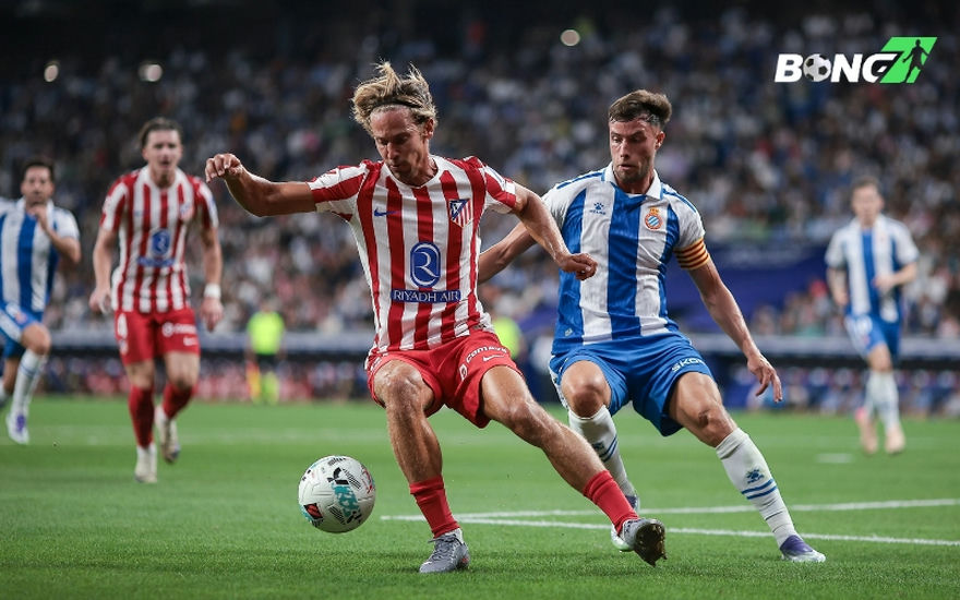 Atletico Madrid thuận lợi dẫn trước trong hiệp 1