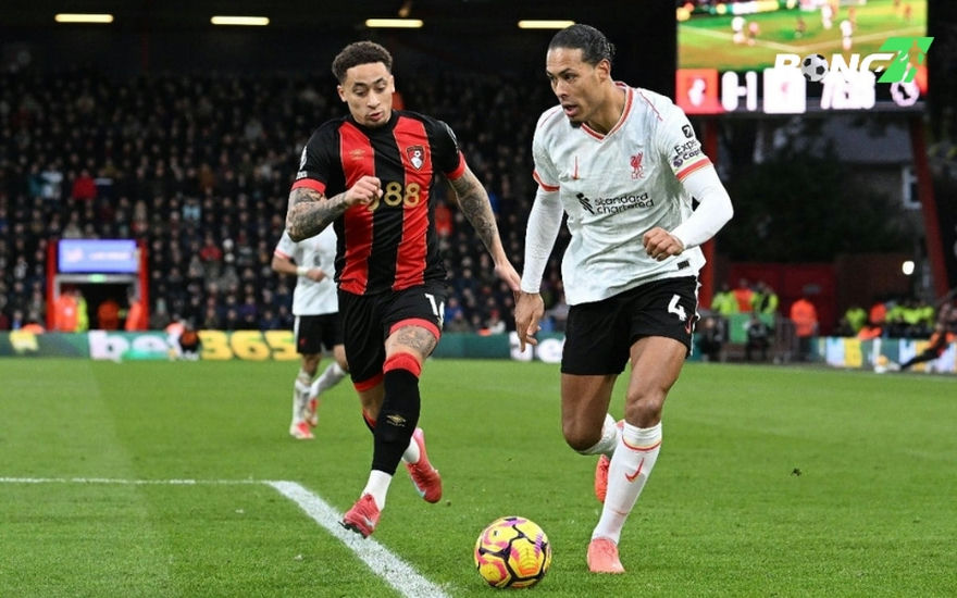 Liverpool có lịch sử đối đầu áp đảo Bournemouth