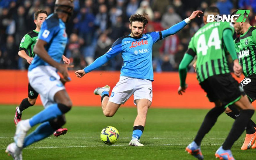 Napoli đang có lịch sử đối đầu nhỉnh hơn trước Sasuolo