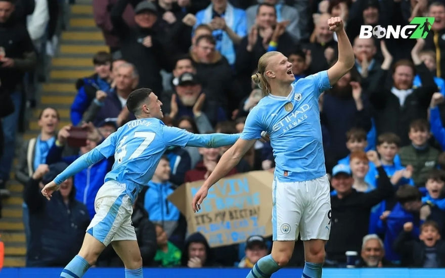 Haaland và Foden rất có duyên ghi bàn vào lưới MU