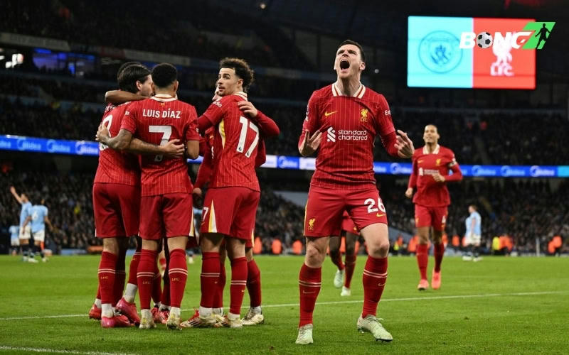 Liverpool giành chiến thắng kịch tính trước Man City