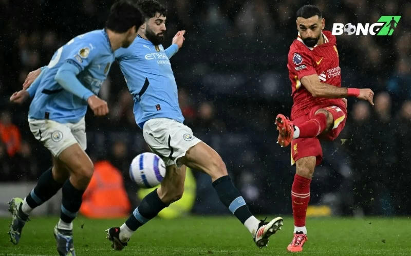Đội hình thi đấu Man City vs Liverpool