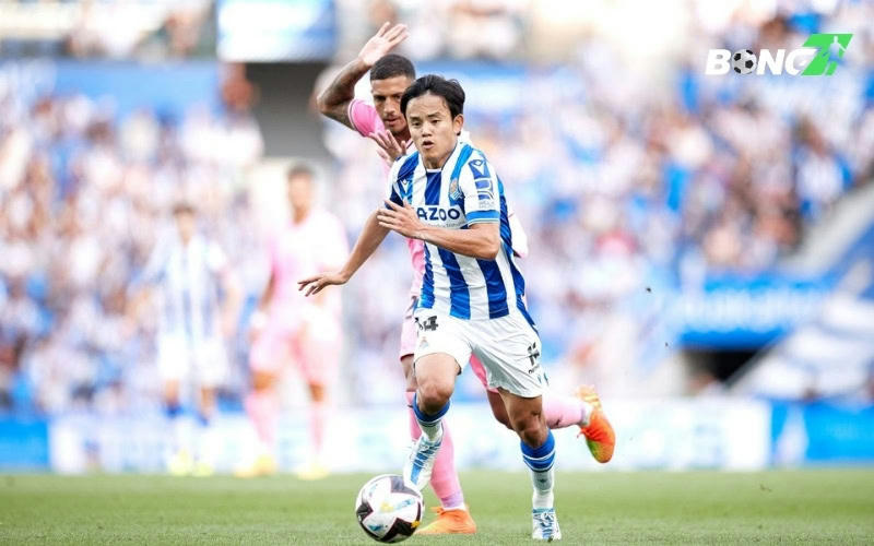 Kubo là yếu tố kinh nghiệm trong đội hình trẻ trung của Real Sociedad