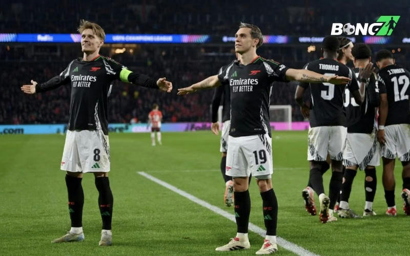 Arsenal thể hiện đẳng cấp vượt trội xuyên suốt trận đấu