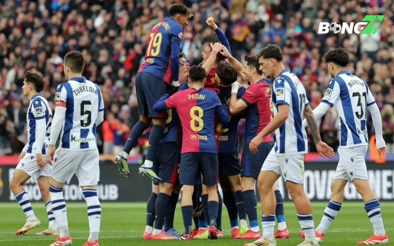 Sociedad bất lực, Barcelona đòi lại ngôi đầu