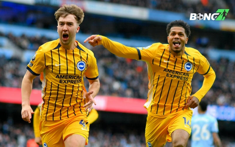 Brighton gây tiếc nuối sau trận hòa trước Man City