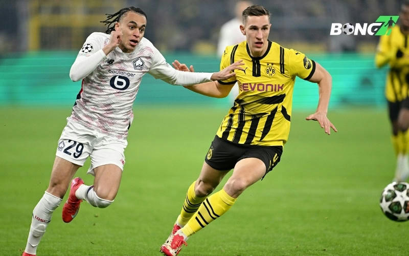 Dortmund mất lợi thế, Lille suýt gây bất ngờ