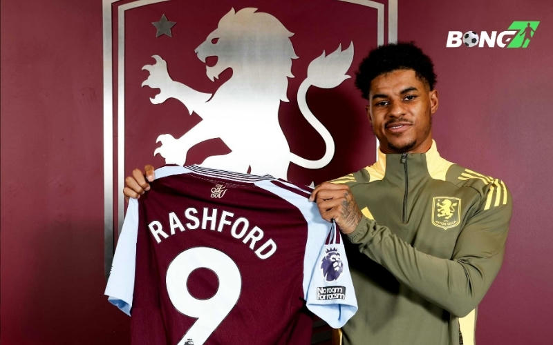 Rashford gia nhập Aston Villa theo dạng cho mượn sau khi rời MU