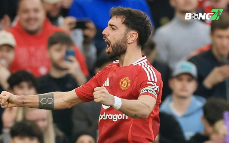 Đội trưởng Bruno Fernandes ghi bàn tỏa sáng