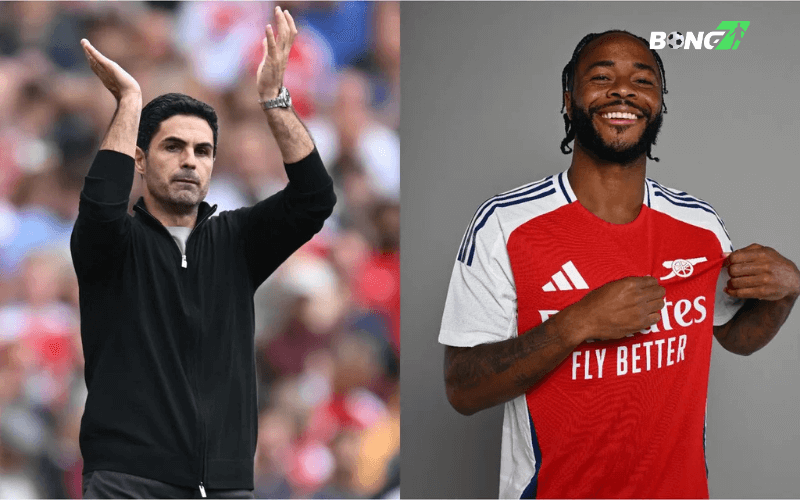Raheem Sterling đang đối mặt với tương lai mờ mịt tại Arsenal khi không được Mikel Arteta trọng dụng