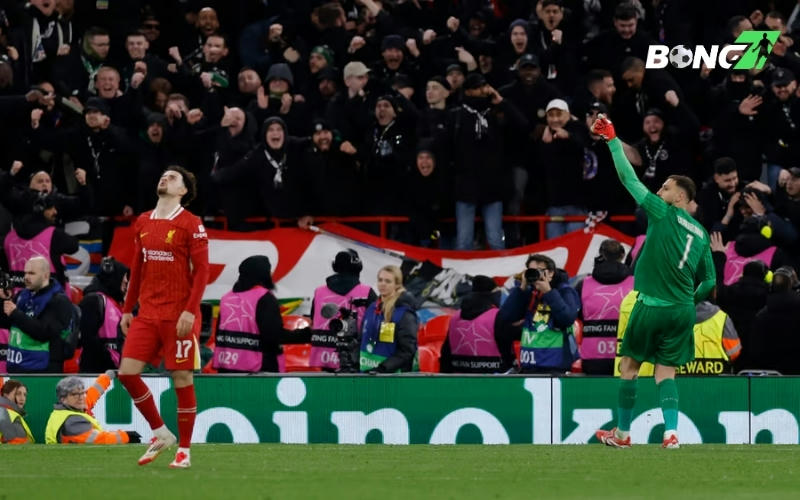 Liverpool đánh mất lợi thế tại sân nhà Anfield
