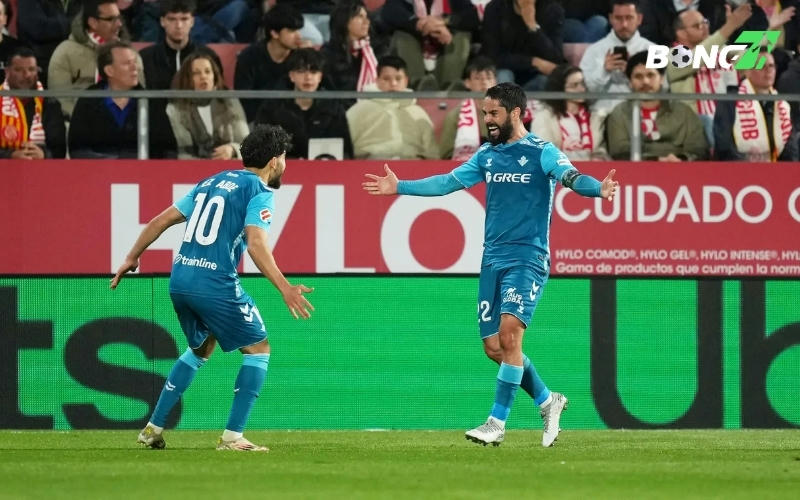Pha ghi bàn thắng nâng tỷ số lên 3-0 cho Betis