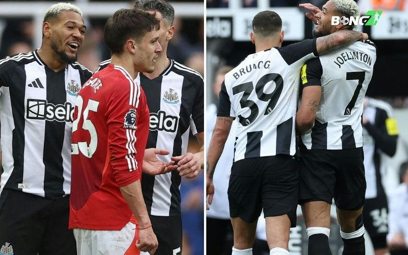 Joelinton suýt gây bạo loạn với hành động mất kiểm soát trước Ugarte