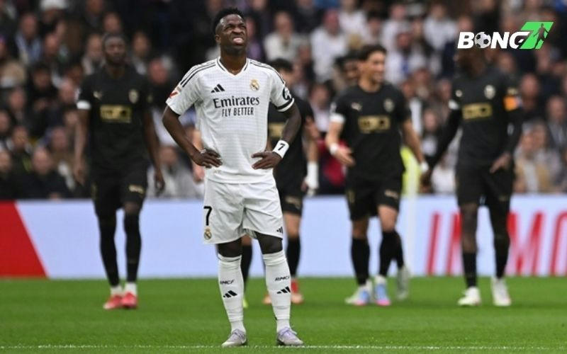 Vinicius đang thể hiện một phong độ đáng báo động tại Real Madrid