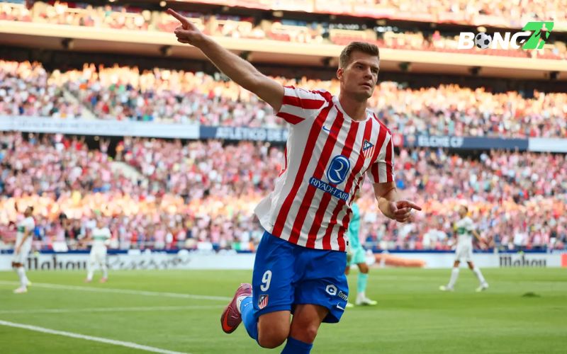 Sorloth mở tỉ số cho Atletico ngay phút thứ 5