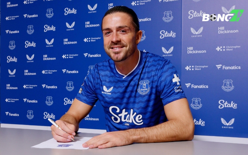 Jack Grealish ký hợp đồng với Everton