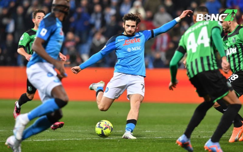 Napoli đang có lịch sử đối đầu nhỉnh hơn trước Sasuolo